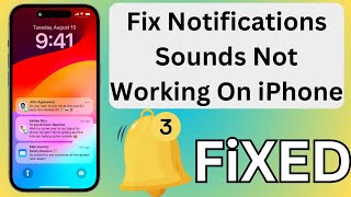 How To Fix Notifications Sounds Not Working On iPhone