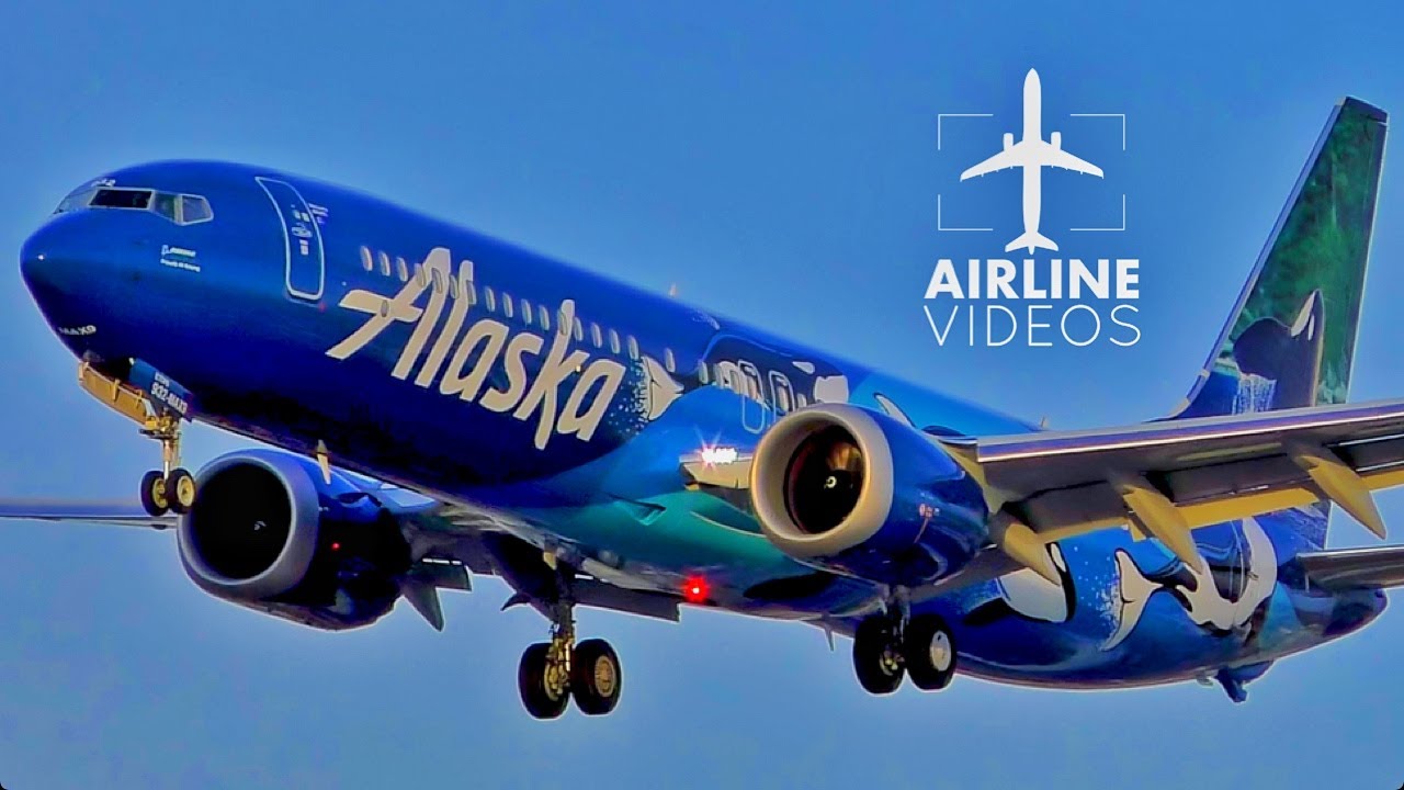 Alaska Airlines BRAND NEW Boeing 737 MAX 9 (Orca Livery) YouTube