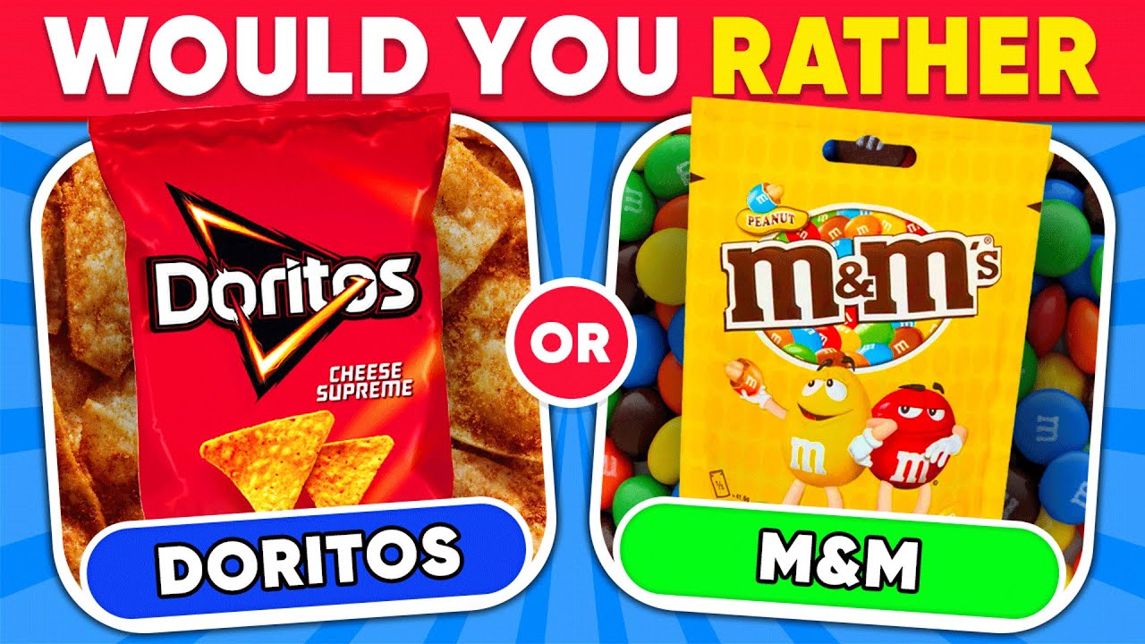 WOULD YOU RATHER...? Savory vs Sweet Food! 🍔🍫 Daily Quiz YouTube