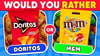 WOULD YOU RATHER...? Savory vs Sweet Food!  Daily Quiz