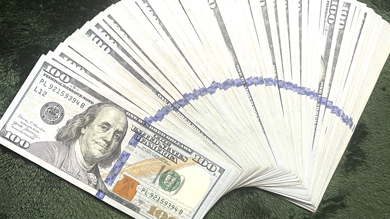 ASMR*POV* COUNTING RENT MONEY $2,500 FOR MAY- MANIFESTATION VISUALIZATION