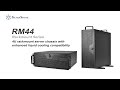 Silverstone rm44 4u rackmount server chassis with enhanced liquid cooling compatibility