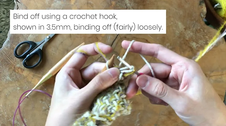 Stranded Herringbone Stitch  Binding off in Patter...