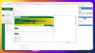 Editing the page navigation tabs in the 24-25 course template.