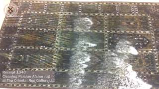 Cleaning Persian Afshar Rug