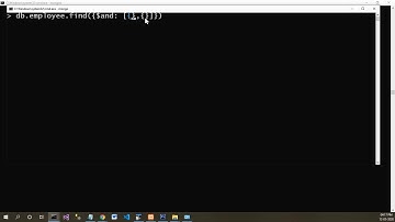 Logical Query Operators in MongoDB
