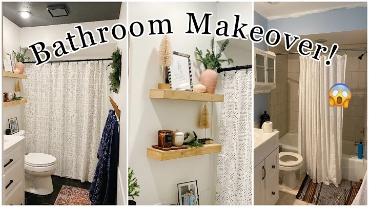 EXTREME SMALL BATHROOM MAKEOVER ! | MAJOR BATHROOM...