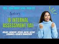 IB Economics Internal Assessment (IA) with TutorsPlus on 19th–22nd August 2025