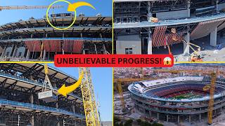 Camp Nou Explosive Progress You Wont Believe This Transformation
