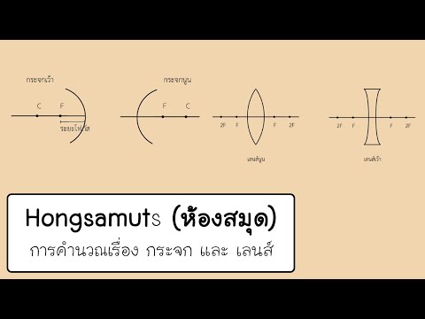 การคำนวณกระจกและเลนส์