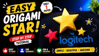 Easy Origami Star ⭐ | How to Make an Origami Star | Paper Star Tutorial for Beginners