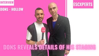 🇱🇻 EUROVISION 2024 - Dons (Hollow) - INTERVIEW - ESCXPERTS