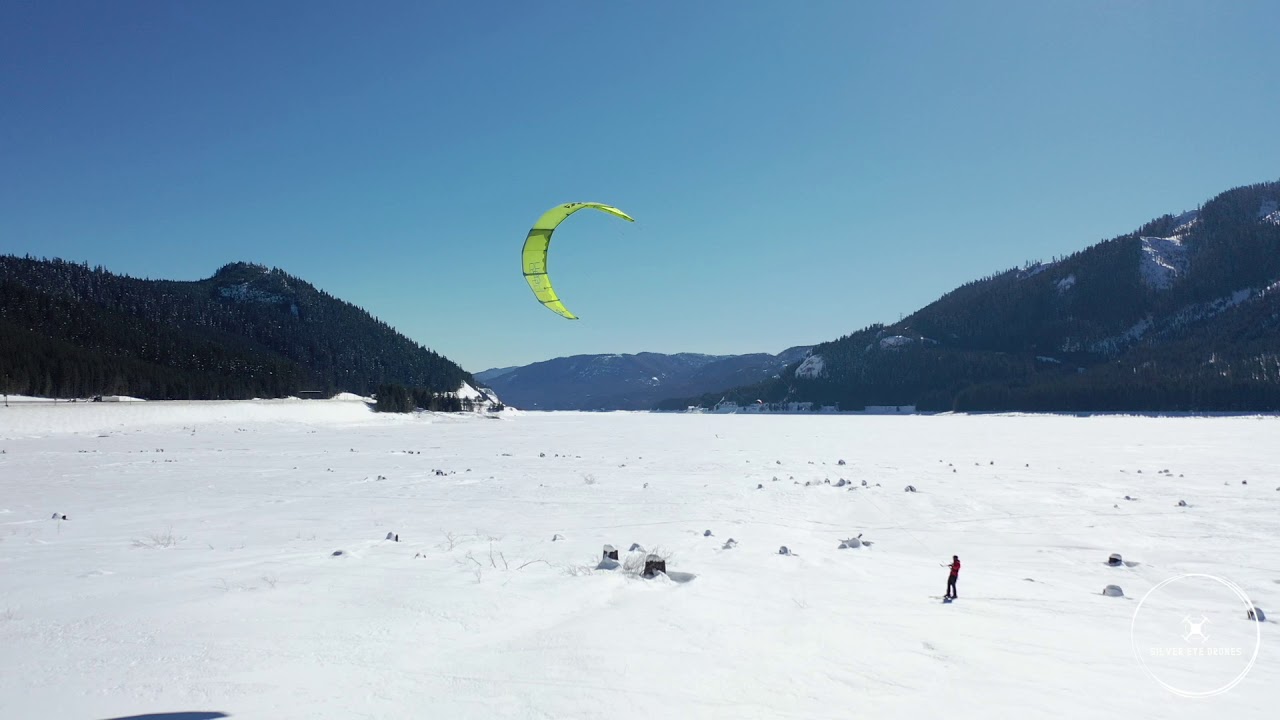 Keechelus Lake Snowkiting YouTube