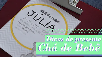 O que levar de presente no chá de bebê?