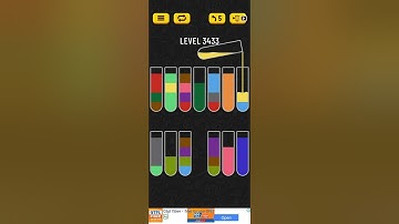 water sort puzzle level 3433