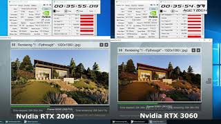 Lumion 10 Exterior Render Time Nvida RTX 2060 vs Nvidia RTX 3060