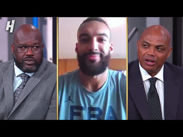 Rudy Gobert wins the 2023-24 NBA Defensive Player of the Year Award, FULL Interview class=