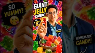 🍭 The most colorful candy you'll see today!#Candy #Jelly #Satisfying #FYP