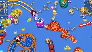 Worms Zone.io Biggest Worm Gameplay 🐍 Epic Survival & High Score Challenge