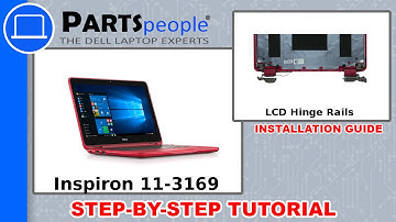 Dell Inspiron 11-3169 (P25T002) LCD Hinge Rails How-To Video Tutorial