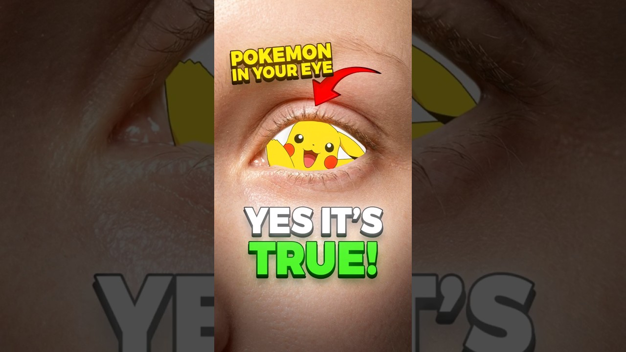 There's A Pokemon Lives in Your EYE 100% True | Pikachurin Protein 