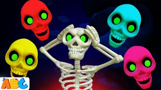 spooky scary skeletons went out one night more halloween songs for kids by allbabieschannel
