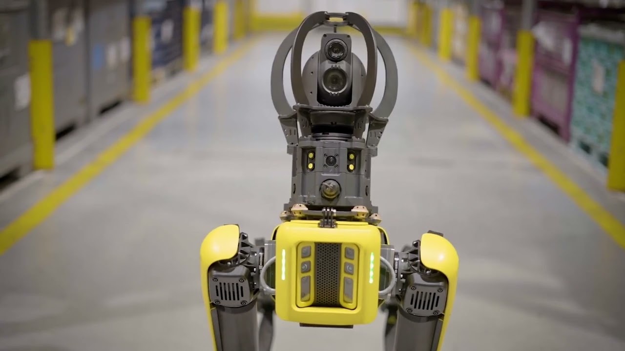 Robot dog (Boston Dynamics) at BMW Group Plant Hams Hall