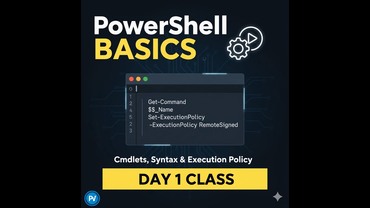 🔥 Introduction to PowerShell | Day 1 Tamil | Part 2 | Basics, Cmdlets ...