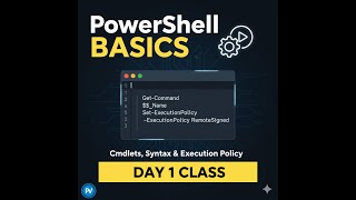 🔥 Introduction to PowerShell | Day 1 Tamil | Part 2 | Basics, Cmdlets, Syntax & Execution Policy