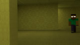 Herobrine in the BACKROOMS!? (Found footage)