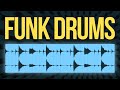 FUNK Drums – Sample Pack | Drum Loops &amp; Hits (NO TALKING)