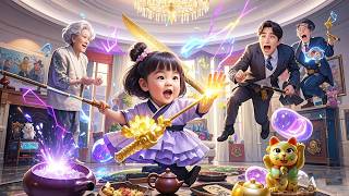 🔥爆劇！！6歲萌寶下山一掌就將首富老爸打飛，誰知她竟是玄門大佬，一抬手雷電肆虐，直接震驚全家人！【玄门小祖宗下山全家抱大腿】#短劇 #女頻爽劇