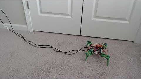 Cool quadruped Spider robot made with Arduino!