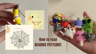 How to Read Beading Patterns for Beginners | Right Angle Weave (RAW) Tutorial