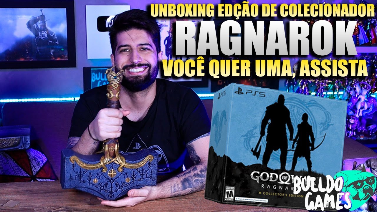 God of War Ragnarök - Unboxing da Edição de Colecionador e da Edição Jötnar