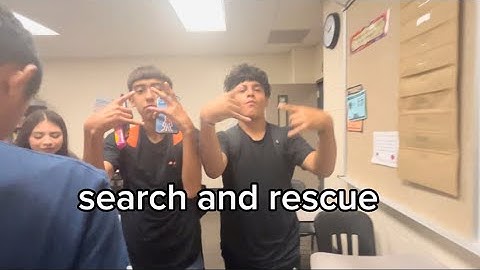 search and rescue (music video)