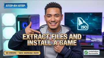 Bestanden uitpakken en een game installeren (2025 Game Pc ISO)