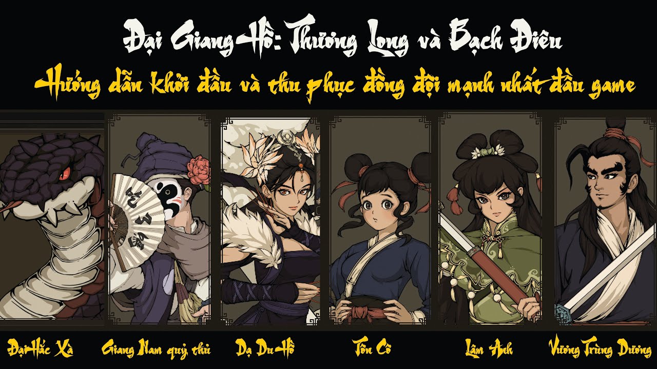 Hướng dẫn khởi đầu dễ nhất | Đại giang hồ Thương Long và Bạch Điểu |The World Of Kungfu