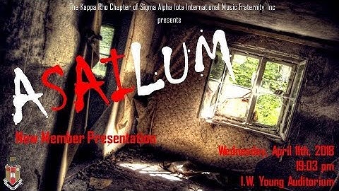 Kappa Rho Chapter of Sigma Alpha Iota Procital 2018