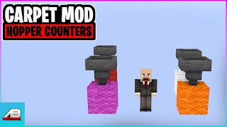 Minecraft Carpet Mod Hopper Counters - Test your farms output