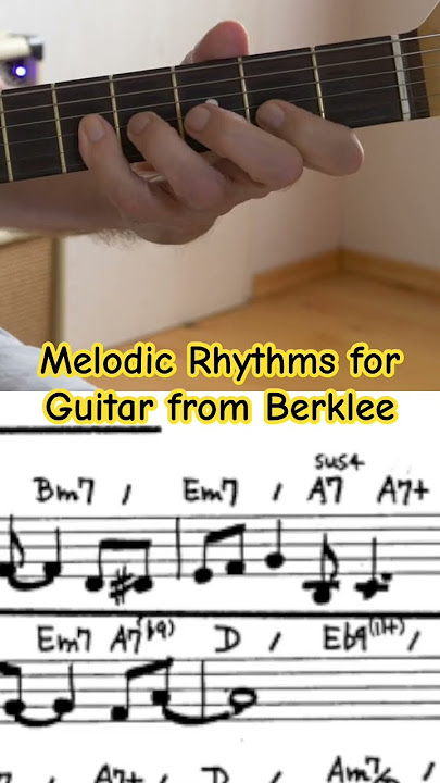 Melodic Rhythms for Guitar #5 from Berklee (William Leavitt)