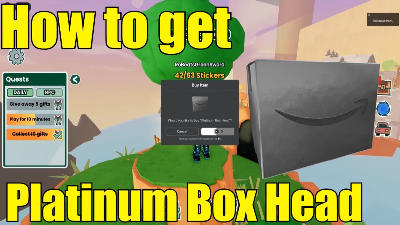 How to get Platinum Box Head in Amazon's Joyful Horizons | Golden ...