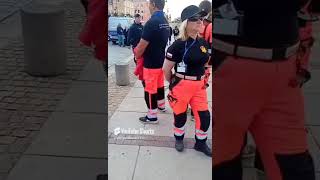 Ratownik Ma Napis Po Izraelsku Na Marszu Wołynskim 11 Lipca 2025