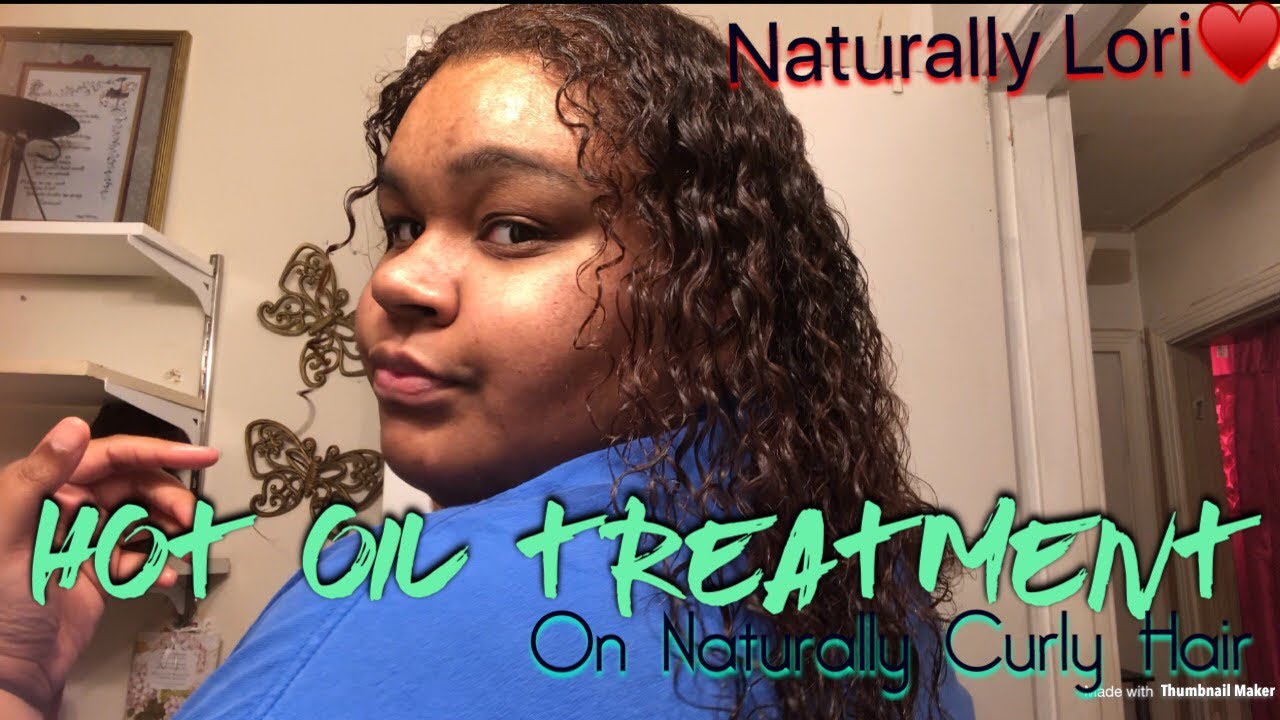 Hot Oil Treatment on Type 3 Natural Hair | Naturally Lori