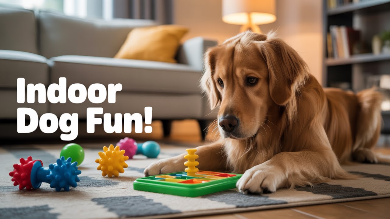 Как стимулировать умственную деятельность собаки в помещении 🧠🎾