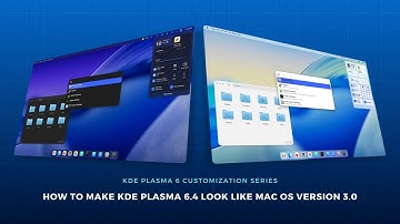 HOW TO CUSTOMIZE  KDE PLASMA 6.4 LOOK LIKE MACOS ON FEDORA 42 | VERSION 3.0