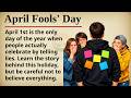 April Fools' Day || 🤪🤡 Learn English Through Story Level 2 || Graded Reader 🎧
