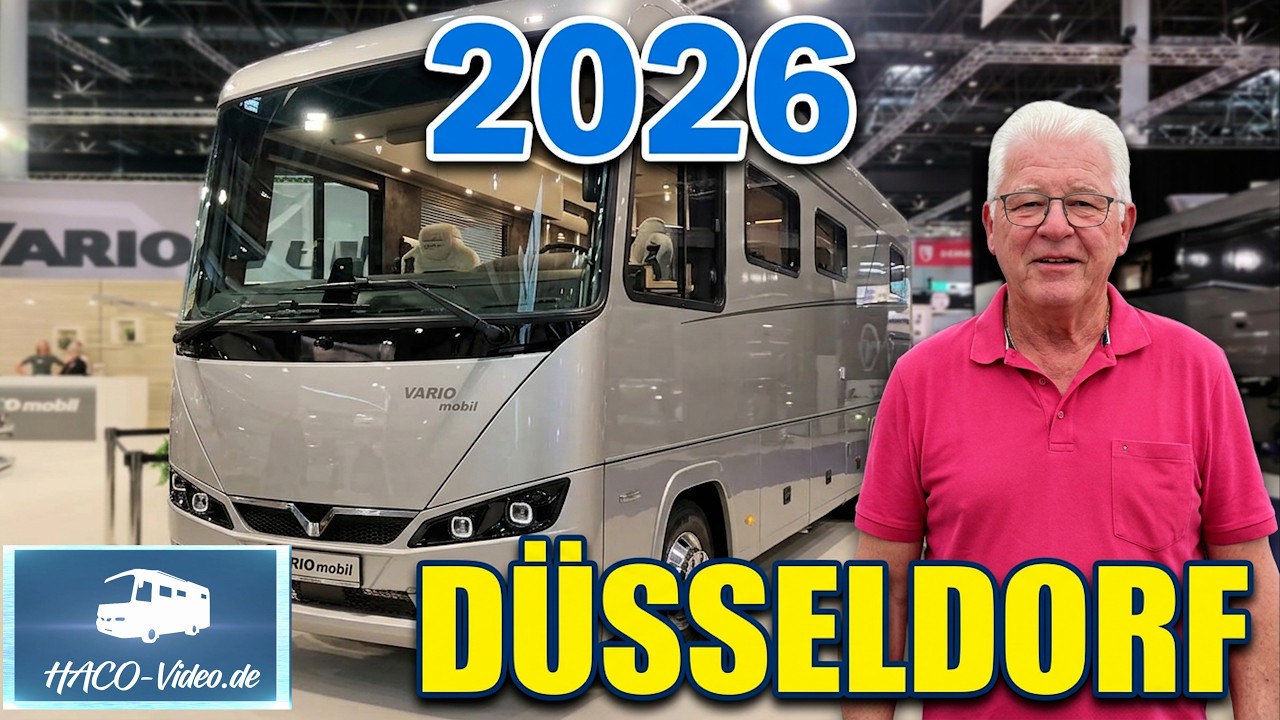 🚐 Caravan Salon Düsseldorf 2026: Unser Messebesuch – Highlights, Neuheiten, Tipps für Wohnmobil-Fans