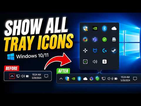 How to Show All System Tray Icons in Windows 10/11