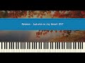 Reason - Autumn in my Heart OST (Piano Tutorial)